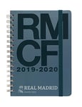 Real Madrid 2019-2020 Academic Diary, Organiser, Calendar, Agenda. Week To View Twin Wire Spiral Binding Mid Year Student Daily Planner. Runs From August 2019 Until July 2020 - 12 Months.