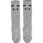 Liewood Sofia knee socks 2pk – panda grey melange - 17/18