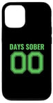 Coque pour iPhone 12/12 Pro 0 jours de sobriété - Boire des boissons sportives et amusantes - 0 jours de sobriété