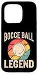 Coque pour iPhone 15 Pro Boule de pétanque vintage Legend Retro Sports