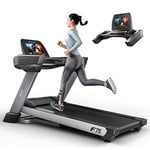 SPORTSTECH - Tapis De Course Professionnel F75 - Capteurs Cardio - Compatible Ceinture Cardio - 12 Programmes - Jusqu’À 20km/h - Lecteur MP3 Intégré - L.195,6 x l.102,2 x H.139,3 cm