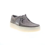 Clarks Wallabee Cup 26176549 Mens Gray Oxfords & Lace Ups Casual Shoes