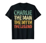 Charlie The Man The Myth The Legend Shirt First Name Charlie T-Shirt