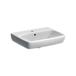 Geberit lavabo suspendu Selnova Square 55 cm blanc brillant - Avec Demi