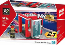 Icom Myfirebrigade 2In1 Blocky Blocks 59 Elements (Kb0853)