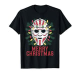 Merry Christmas Horror Fan Slasher 80s-Themed T-Shirt