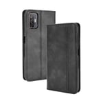 HTC Desire 21 Pro 5G Case [Wallet Case] [Kickstand] [Card Slots] [Magnetic Flip Cover] Compatible with HTC Desire 21 Pro 5G Smartphone(Black)