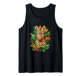 Nature Inspired Zebra Graphic Cute Zebra Tank Top