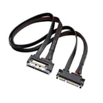 New 22Pin SATA Power Extension Cable 22Pin (7+15) Male to Female Data Cord 50cm