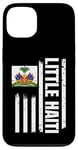 Coque pour iPhone 13 Little Haiti America Drapeau américain haïtien patrimoine haïtien