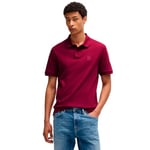 BOSS Mens Passenger Stretch-Cotton Slim-fit Polo Shirt with Logo Patch