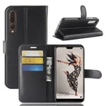 Huawei P20 Pro      Pu Wallet Case    [Black]