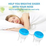 Anti Snoring Sleep Apnea Air Purifier Nose Breathing Aid Apparat C Blue