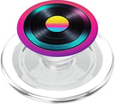 Vinyl Album Record Player LP Vibrant Retro 80s Aesthetic PopSockets PopGrip for MagSafe