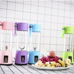 Portable 380ml Mixer Rechargeable Usb Juicer Fruit Blender Juicer Shaker Bottle