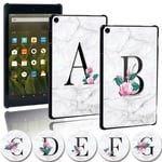 For Amazon Fire 7/ Hd 8/hd 10 Alexa - 26 Letters Slim Tablet Shell Cover Case