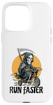 Coque pour iPhone 15 Pro Max Courez plus vite | Grim Reaper Halloween