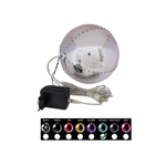 Europalms LED Snøball 15cm, isblå