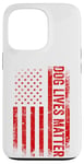 iPhone 13 Pro Dog Lives Matter Trump Election 2024 Dogs American Flag Case