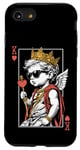 Coque pour iPhone SE (2020) / 7 / 8 Cupid Valentine King Of Hearts Card Poker Player