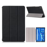 Lenovo Tab M10 FHD Plus simple tri-fold leather case - Black