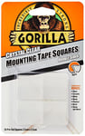 Gorilla Mounting Tape Squares Crystal Clear (1 Pack)