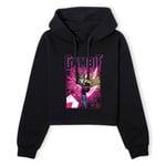 X-Men Gambit Women's Cropped Hoodie - Black - L