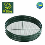 Bulldog 1/4" Garden Soil & Stone Metal Sift Riddle With 75mm Deep Steel Sieve