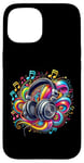 iPhone 15 Urban hip hop headphone retro vintage dj novelty graffiti Case