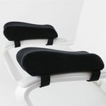 Yozhiqu - Protecteur de fauteuil 2 pièces, accoudoir de chaise de bureau à décompression, coussin de bras en mousse à mémoire de forme