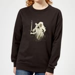 The Lord Of The Rings Gandalf Women's Sweatshirt - Black - M - Noir