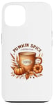 Coque pour iPhone 13 Pumpkin Spice Coffee Club Autumn Vibes Cosy Season Automne