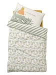 VERTBAUDET Housse de Couette bébé Trek Oeko-Tex® Blanc imprimé 80X120