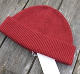 Genuine ARKET Sweden Rust Dockyard Cotton BEANIE Hat MENS SUPER COMFY Tag