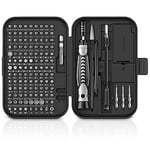 Kuptone 130 in 1 Precision Screwdriver Set, Screwdriver Bit Sets Mini Screwdriver Set with Portable Case, DIY Repair Tools Kit for iPhone Laptop PC Watch Glasses and Other Electronics