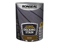 Ronseal Ultimate Protection Decking Stain Dark Oak 5 litre RSLNUDSDO5L