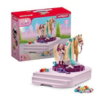 schleich 42617 HORSE CLUB Studio de beauté pour chevaux Sofia's Beauties avec Figurine Cheval - Coffret de 54 Pièces - Accessoires de Pansage et Figurine - Cadeau pour Enfants dès 4 ans