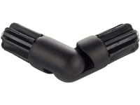 Domoletti Curtain Rod Corner Conector D19 M Black