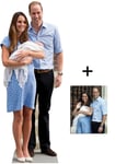 ROYAL BABY! Prince George, William & Kate Middleton CARDBOARD CUTOUT Standup!