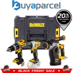 Dewalt DCK368 18v Brushless Kit DCD796 Drill DCF887 Impact DCH273 SDS Bare TSTAK