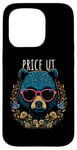 Coque pour iPhone 15 Pro Price Utah Ours portant des lunettes de soleil et des fleurs