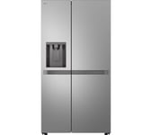 LG NatureFRESH GSLC40PYPE American-Style Fridge Freezer - Prime Silver, Silver/Grey