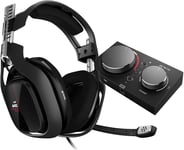 A40 TR Casque Gamer + MixAmp Pro TR, 4ème Génération, Audio V2, Dolby Audio, Micro Détachable - Noir/Rouge