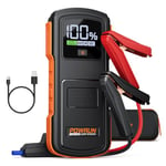 Powrun P-ONE MAX Jump Starter, 4000A Portable Jump Box, Car Jump Starter Battery Pack for All Gas or Diesel Engines up to 10.0L, 12V Car Battery Jump Starter with a Carrying Case