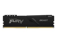 Kingston Fury Beast - Ddr5 - Sats - 32 Gb: 2 X 16 Gb - Dimm 288-Pin - 6800 Mhz / Pc5-54400 - Cl34 - 1.4 V - Ej Buffrad - On-Die Ecc - Svart