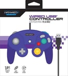 Retro-Bit Gamecube USB Controller Purple - Neuf