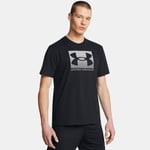 Haut à manches courtes Under Armour Boxed Sports pour homme Noir / Graphite 3XL