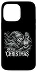 Coque pour iPhone 14 Pro Max Ghost Elf Gothic Christmas Scary Face Elf Goth Christmas