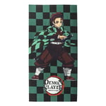 Demon Slayer Tanjiro Bath Beach Towel 140 x 70 cm. Fast Dry.  Manga Anime