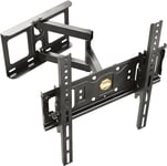 Support TV Mural 32-55"" Pouces (81-140cm), S6144 Orientable et Inc ble Fix ation Murale télévision Bras articulé pour télé VESA